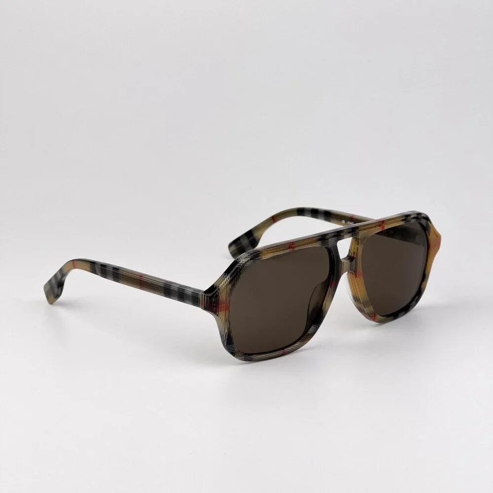 Burberry Kids JB4340 Sunglasses – Vintage Check Brown Pilot Frame| Model 377873